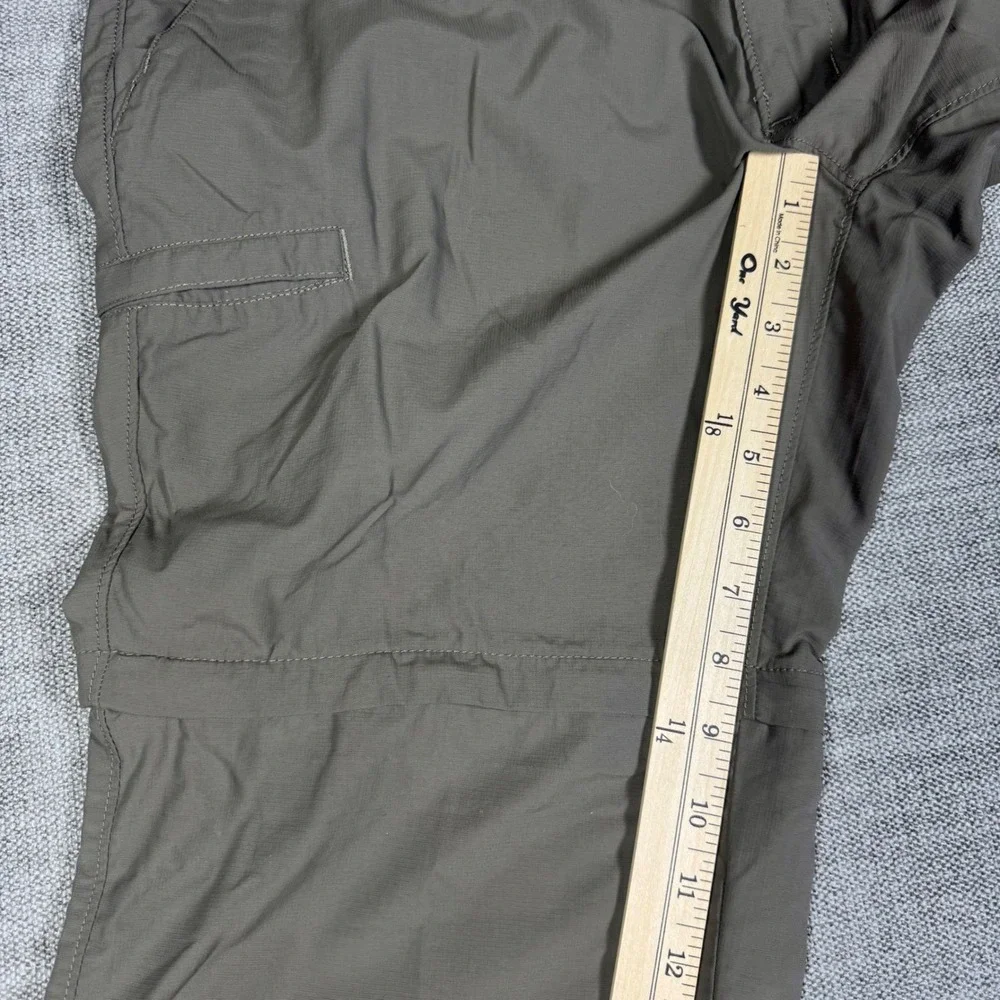 The North Face Basin Convertible Pants Mens 36 Short NWOT Taupe Green Hiking